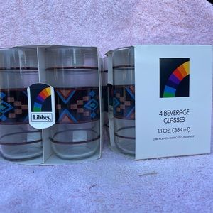 Libby southwestern drinking glasses